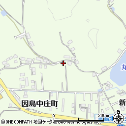 広島県尾道市因島中庄町4107周辺の地図