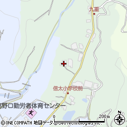 和歌山県橋本市高野口町九重26周辺の地図