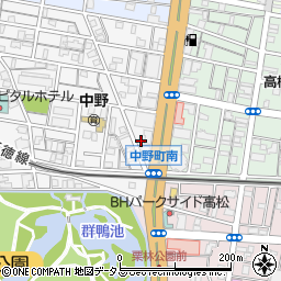 香川県高松市中野町29-18周辺の地図