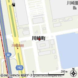 香川県坂出市川崎町周辺の地図