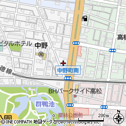 香川県高松市中野町29周辺の地図