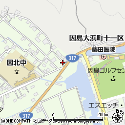 広島県尾道市因島中庄町4564-1周辺の地図