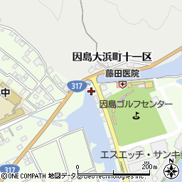 広島県尾道市因島中庄町4885周辺の地図