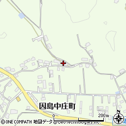 広島県尾道市因島中庄町4116周辺の地図