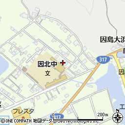 広島県尾道市因島中庄町4497周辺の地図