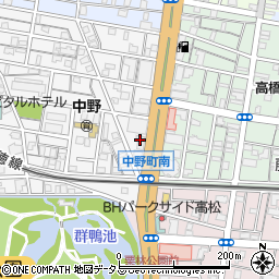 日東カストディアルサービス株式会社　四国支店周辺の地図