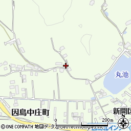 広島県尾道市因島中庄町4091-1周辺の地図