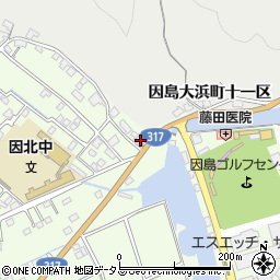 広島県尾道市因島中庄町4560-3周辺の地図