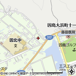 広島県尾道市因島中庄町4558周辺の地図