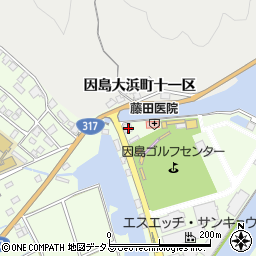 広島県尾道市因島中庄町4898-4周辺の地図