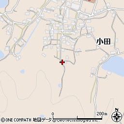 香川県さぬき市小田1602-2周辺の地図