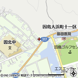 広島県尾道市因島中庄町4561周辺の地図