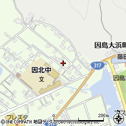 広島県尾道市因島中庄町4515-5周辺の地図