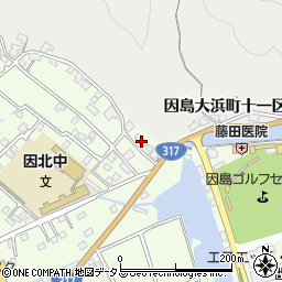 広島県尾道市因島中庄町4555周辺の地図
