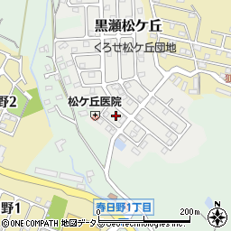 広島県東広島市黒瀬松ケ丘9周辺の地図