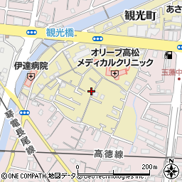 香川県高松市観光町622-22周辺の地図