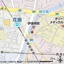 香川県高松市観光町593周辺の地図