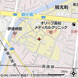 香川県高松市観光町622周辺の地図