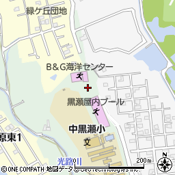 東広島市役所　黒瀬屋内プール周辺の地図