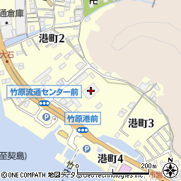 竹原流通センター株式会社周辺の地図