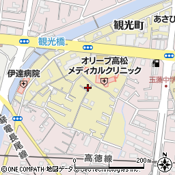 香川県高松市観光町622-13周辺の地図