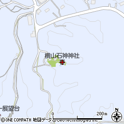 横山石神神社周辺の地図