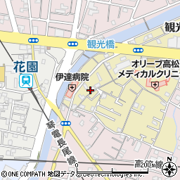 香川県高松市観光町601周辺の地図