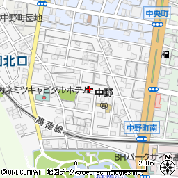 香川県高松市中野町周辺の地図