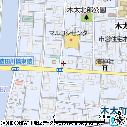 ＥＮＥＯＳ詰田川ＳＳ周辺の地図