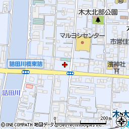 ローソン高松木太町６区店周辺の地図