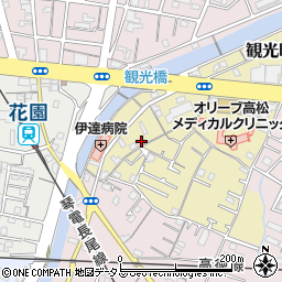 香川県高松市観光町602周辺の地図
