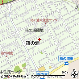 大阪府阪南市箱の浦周辺の地図