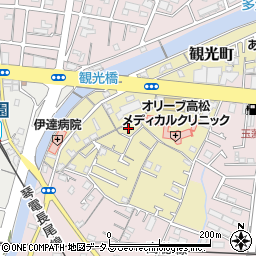 香川県高松市観光町625-6周辺の地図