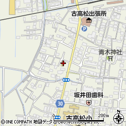 ファミリーマート高松町店周辺の地図