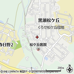 広島県東広島市黒瀬松ケ丘11周辺の地図