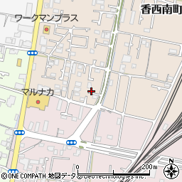 香川県高松市香西南町18周辺の地図