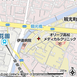 香川県高松市観光町611周辺の地図