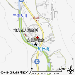 広島県東広島市安芸津町三津2463周辺の地図