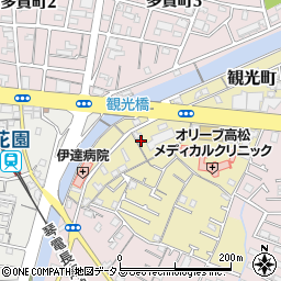 香川県高松市観光町556周辺の地図