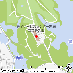 デイサービスセンター 黒瀬コスモス園周辺の地図