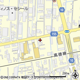 ファミリーマート高松春日川橋東店周辺の地図