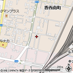 香川県高松市香西南町198-22周辺の地図