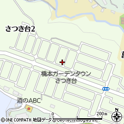 和歌山県橋本市さつき台周辺の地図
