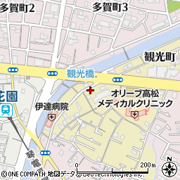 香川県高松市観光町555-2周辺の地図