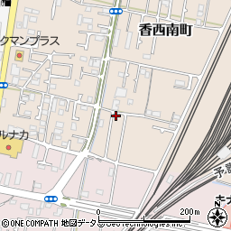 香川県高松市香西南町198-9周辺の地図