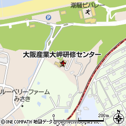 大阪産業大岬研修センター周辺の地図