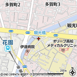 香川県高松市観光町584周辺の地図