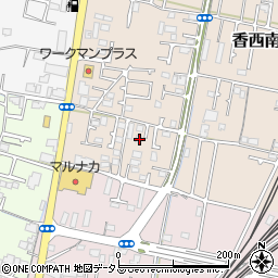 香川県高松市香西南町14周辺の地図
