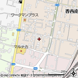 香川県高松市香西南町14-4周辺の地図