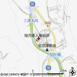 広島県東広島市安芸津町三津2521周辺の地図